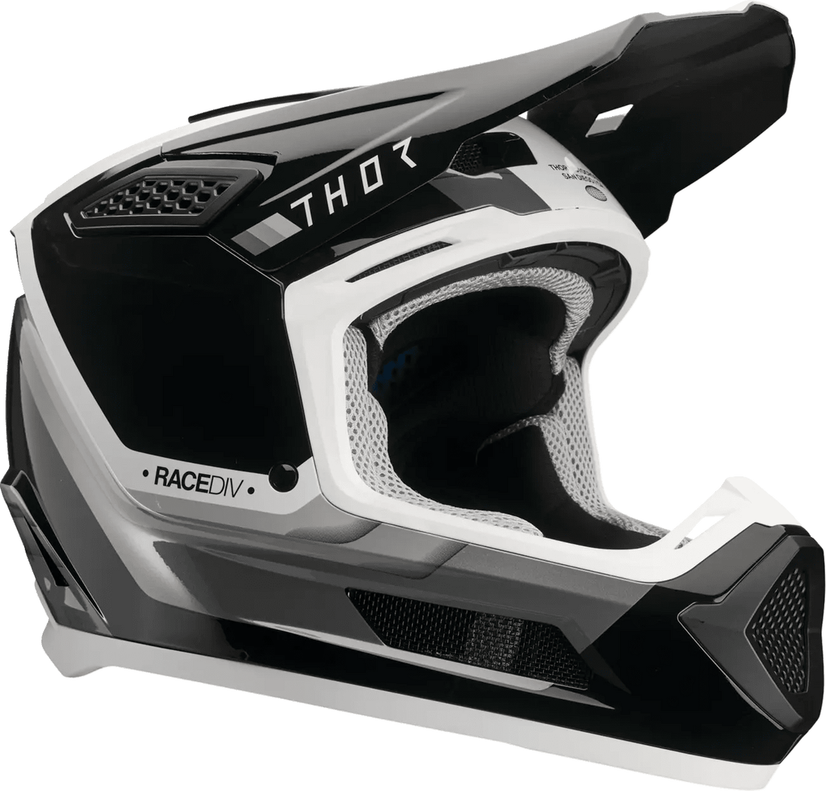 THOR Fleet Defy crosshelm – Zwart/Grijs/Wit