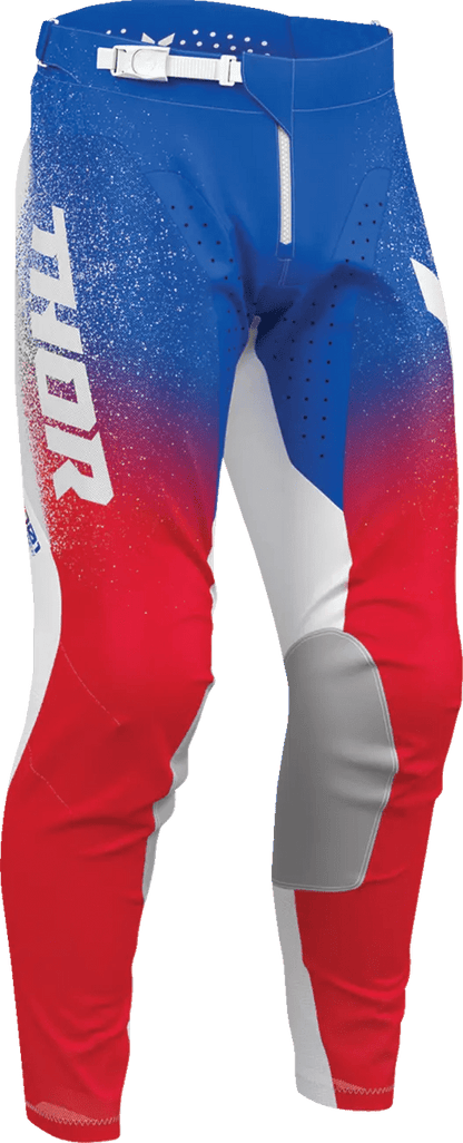 THOR Launchmode Air crossbroek – Blauw/Rood/Wit