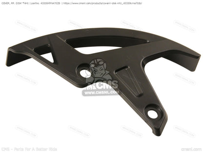 Honda OEM achter remschijf beschermer Zwart Honda CRF 250R/450R 2015-2020 &amp; CRF 250RX 2019 &amp; CRF 450RX 2017-2020