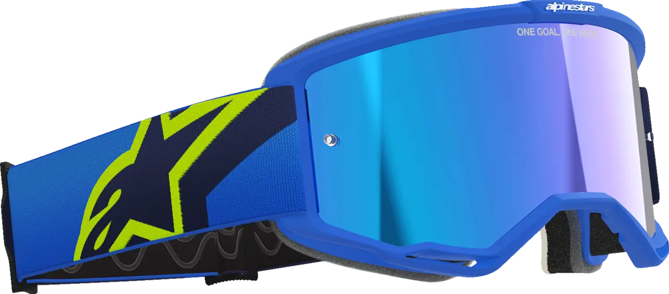 Alpinestars Vision 5 Corp Goggle – Blue/Yellow / Mirror Blue