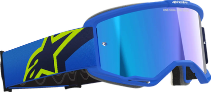 Alpinestars Vision 5 Corp Goggle – Blue/Yellow / Mirror Blue