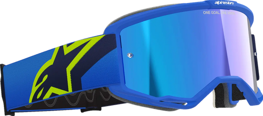 Alpinestars Vision 5 Corp Goggle – Blue/Yellow / Mirror Blue