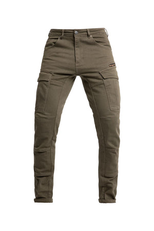 JOHN DOE herenmotorbroek olijfgroen 38/32
