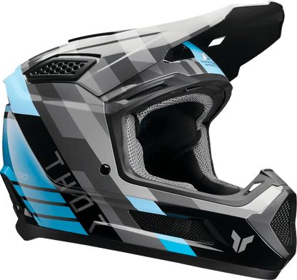 THOR Fleet Camber crosshelm – Zwart/Blauw - MxProStoreParts