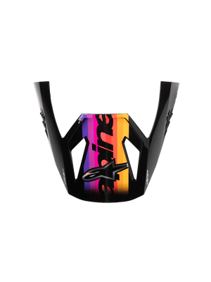 Alpinestars S-M3 Force helmklep – Zwart glanzend
