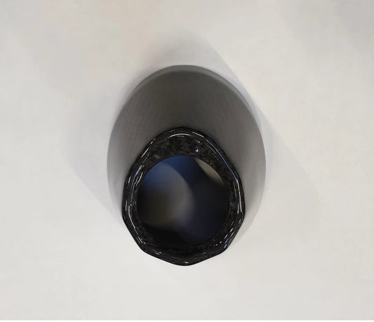 HGS End Cap Racing Carbon, 65/85cc 2T Round 70mm