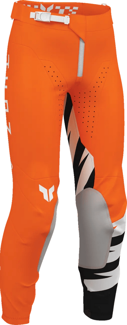 THOR Launchmode Shockie jeugd crossbroek – Zwart/Wit/Fluooranje