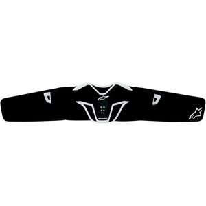 Alpinestars Saturn Lendengordel Versterkt TPR Paneel Zwart Wit