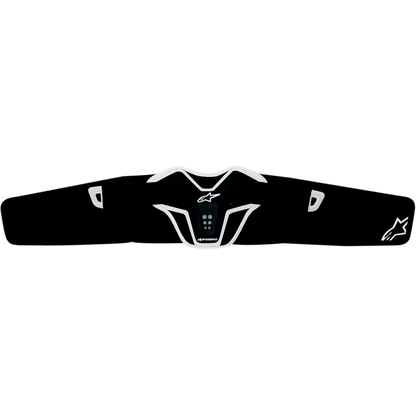 Alpinestars Saturn Taillengurt mit verstärktem TPR-Panel, schwarz weiß - MxProStoreParts