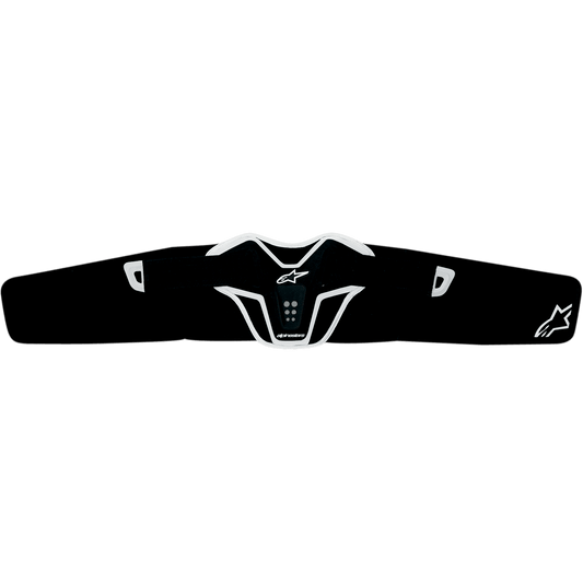 Alpinestars Saturn Lendengordel Versterkt TPR Paneel Zwart Wit - MxProStoreParts