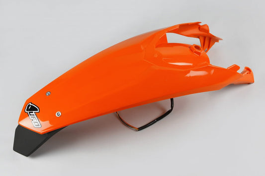UFO Rear Fender Enduro LED EXC/EXC-F 125-500 2012-16 Orange 127