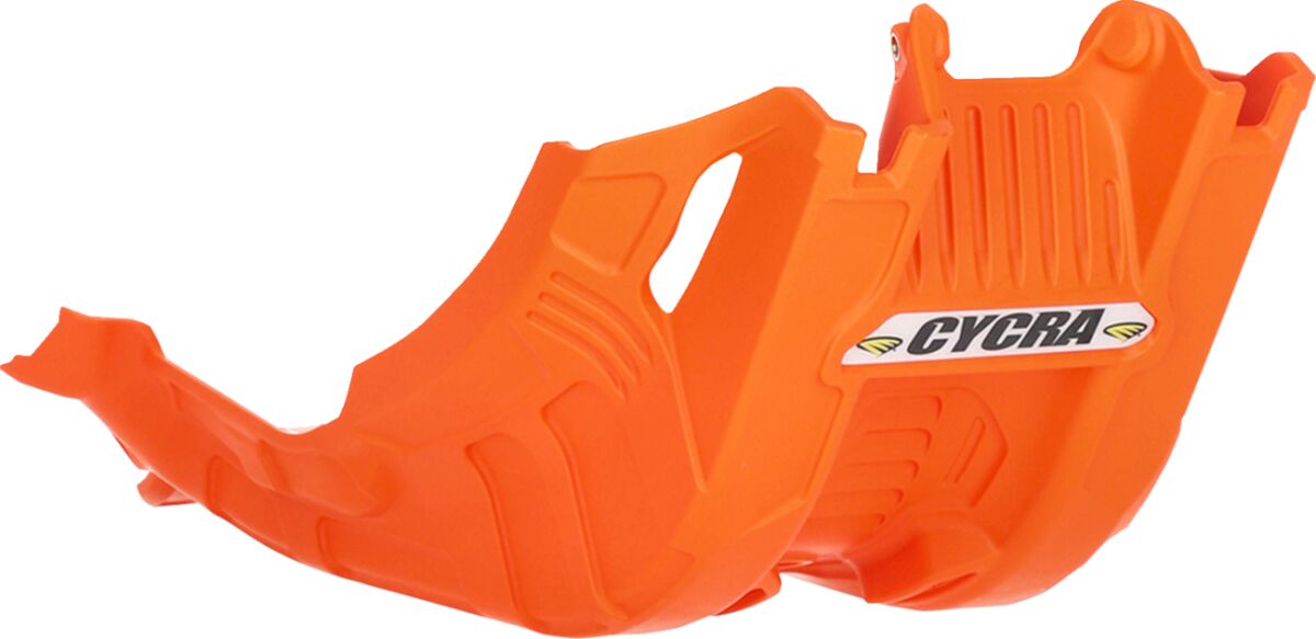 CYCRA Full Armor oranje kunststof carterbeschermplaat — voor o.a. KTM SX-F 450 (2023–2024) - MxProStoreParts