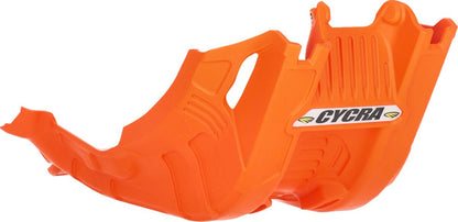 CYCRA Full Armor oranje kunststof carterbeschermplaat — voor o.a. KTM SX-F 450 (2023–2024) - MxProStoreParts