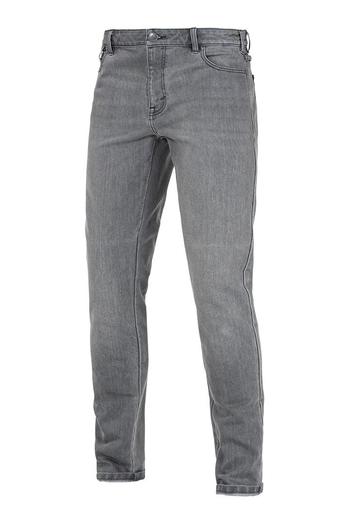 JOHN DOE Pioneer Mono motorbroek voor heren – lichtgrijs – 36/32