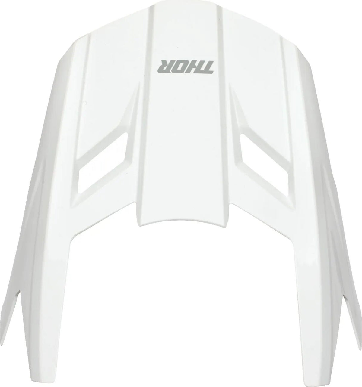 THOR Youth Fleet helmklep – Whiteout Glanzend Wit