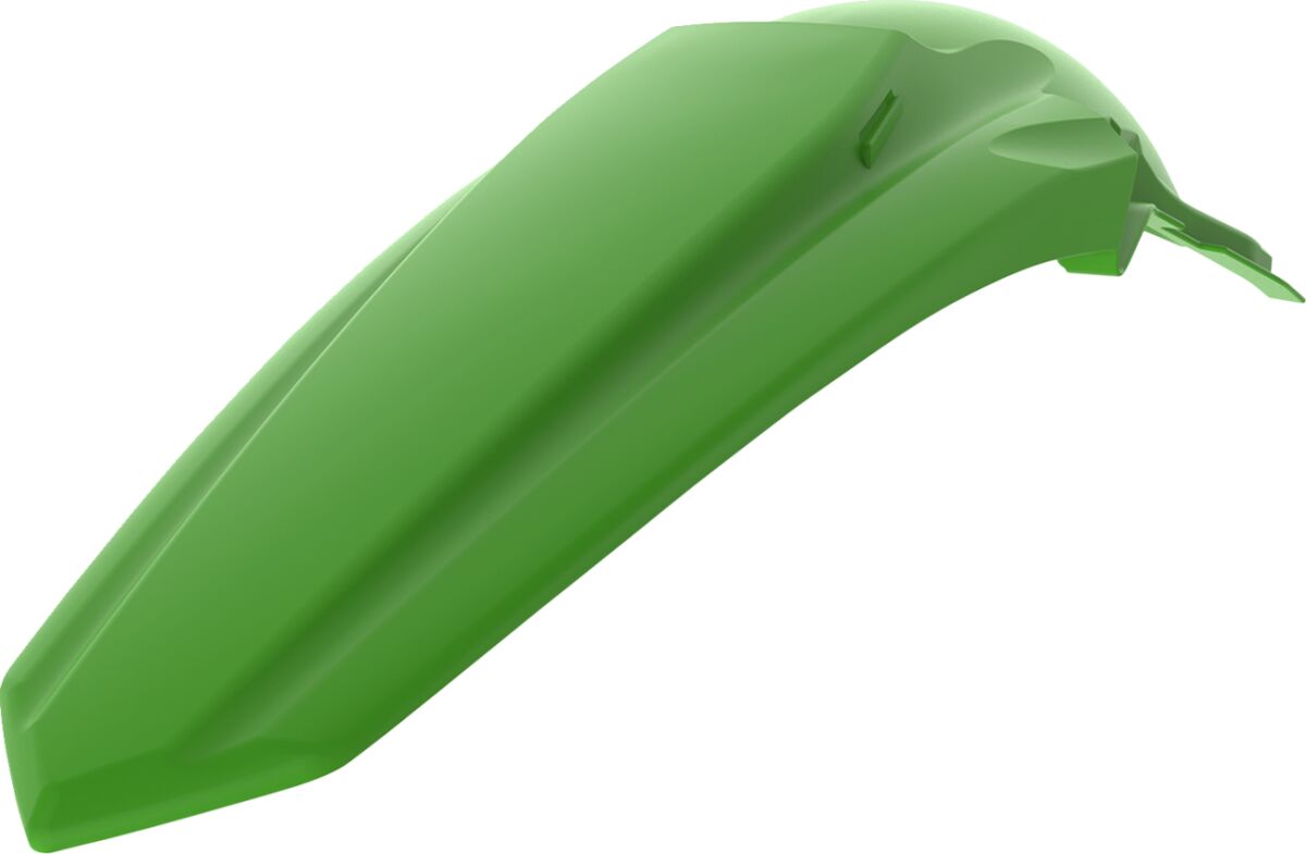 POLISPORT groen kunststof achterspatbord — voor o.a. KAWASAKI KX 125 M (2003–2008) - MxProStoreParts