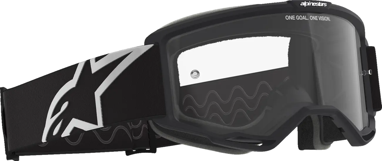 Alpinestars MX Vision OTG Goggle – Black/Gray / Clear