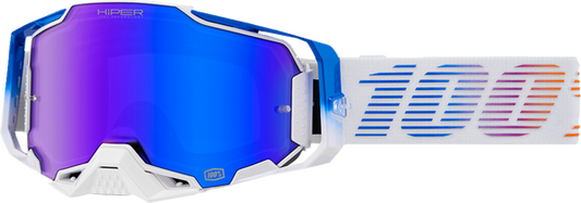 100% Armega Crossbril Neo - Hiper Blauw spiegel lens ( 2024 collectie )