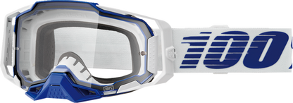 100% Armega Crossbril Blauw - Clear lens ( 2024 collection )