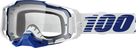 100% Armega Crossbril Blauw - Clear lens ( 2024 collection )