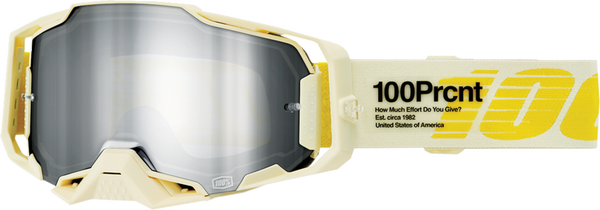 100% Armega Crossbril Barely - Silver mirror lens ( 2024 collection )