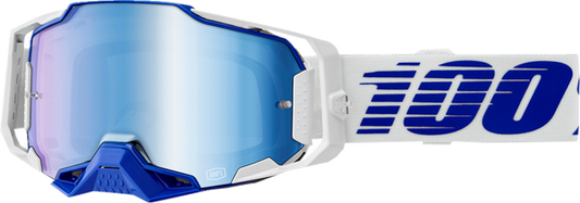 100% Armega Crossbril Blauw - Blue mirror lens ( 2024 collection )