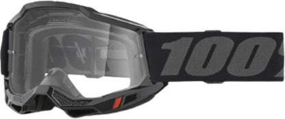 100% Accuri 2 Crossbril Zwart - clear lens (2025 collection) - MxProStoreParts