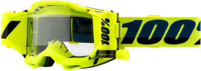 100% Accuri 2 Forecast Roll Off Crossbril Fluor Geel ( 45mm roll off )
