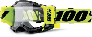 100% Accuri 2 Forecast Roll Off Crossbril Fluor Geel / Zwart ( 45mm roll off )