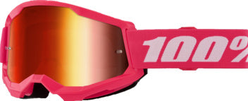 100% Strata 2 Crossbril Roze - Rode Spiegel lens ( 2026 collection )