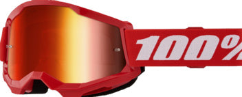100% Strata 2 Crossbril Rood - Rode Spiegel lens ( 2026 collection )