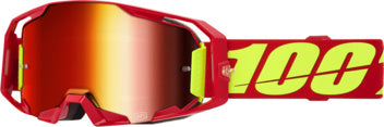 100% Armatic Crossbril Red - Red mirror lens ( 2025 collection )