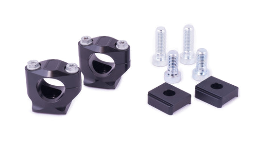 X-Trig stuurklemmen + stuurverhoger blokken voor Xtrig kroonplaten met 28,6 mm stuur M12