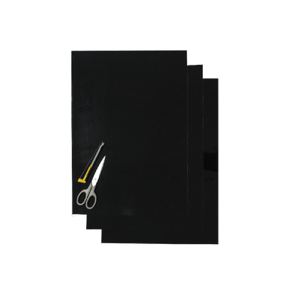 Blackbird Zwart stickervel 47x33cm ( 3 stuks )
