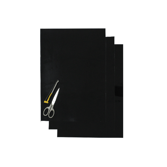 Blackbird Zwart stickervel 47x33cm ( 3 stuks )