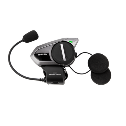 Sena 50S Bluetooth intercom with Harman Kardon sound module, black/silver, duopack