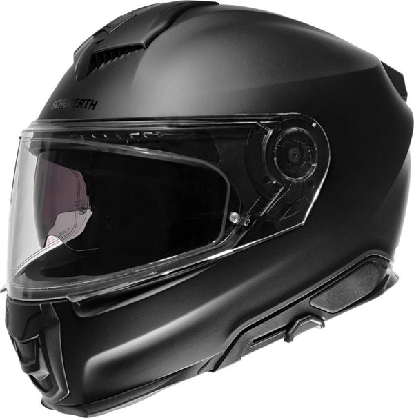 Schuberth S3 matte black motorcycle helmet with tinted visor