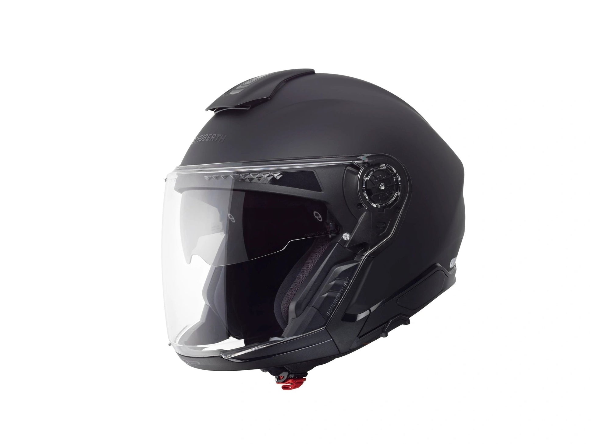 Schuberth J2 helmet, matte black, full-face with clear visor