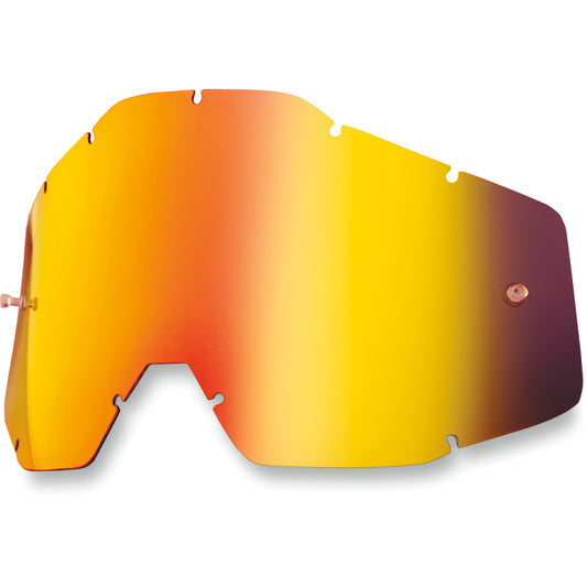 X-Fun rode spiegel lens voor 100% accuri 2/strata 2/racecraft 2