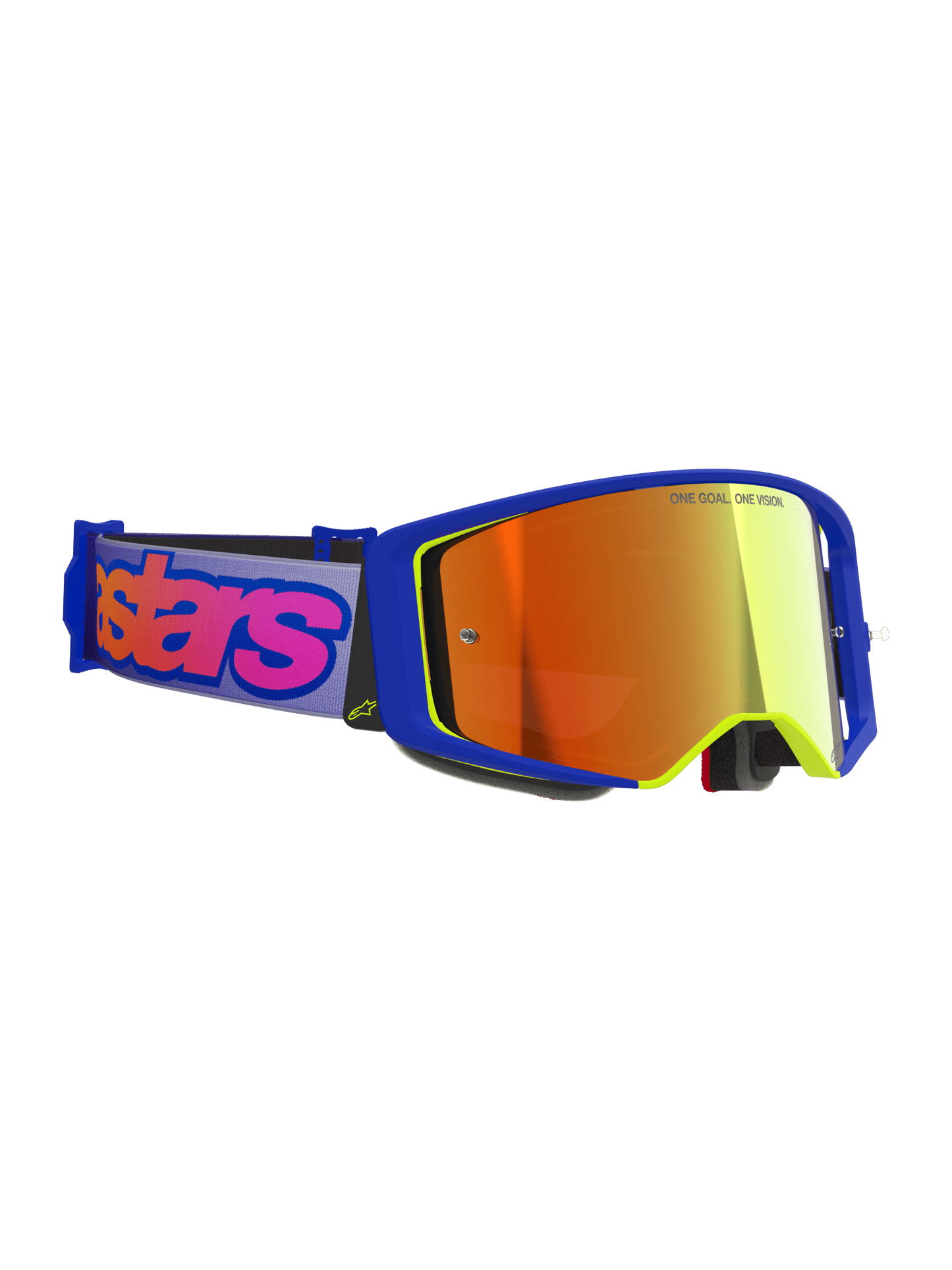 Alpinestars Supertech Vision Vista Motocross-Brille Blau, Gelb, Violett - MxProStoreParts