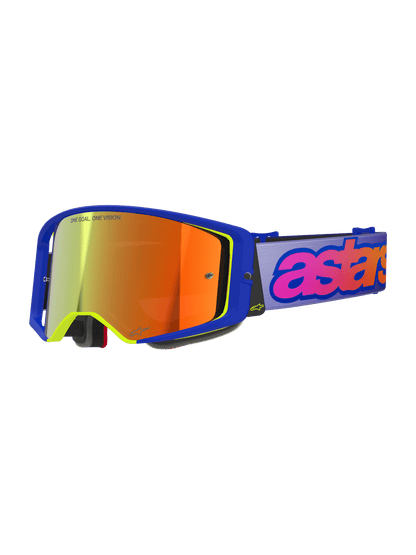 Alpinestars Supertech Vision Vista Motocrossbril Blau, Gelb, Lila - MxProStoreParts
