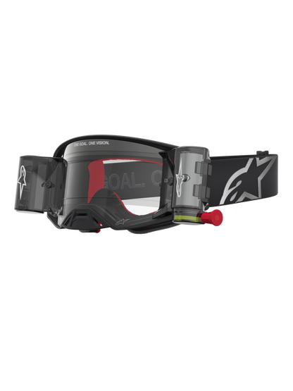 Alpinestars Supertech Firma Roll Off Veiligheidsbril Zwart Zilver Helder