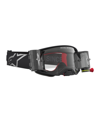 Alpinestars Supertech Firma Roll Off Veiligheidsbril Zwart Zilver Helder