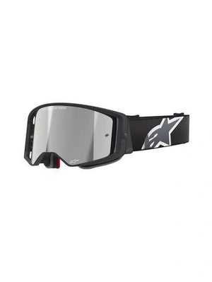 Alpinestars Supertech Corp Motocross Goggles Black / Grey (Lens: Silver Mirror)