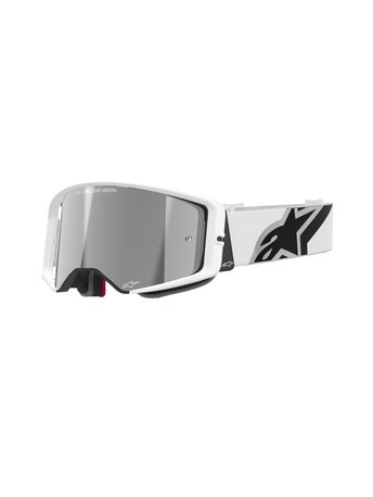 Alpinestars Supertech Corp Goggle – White Mirror Silver