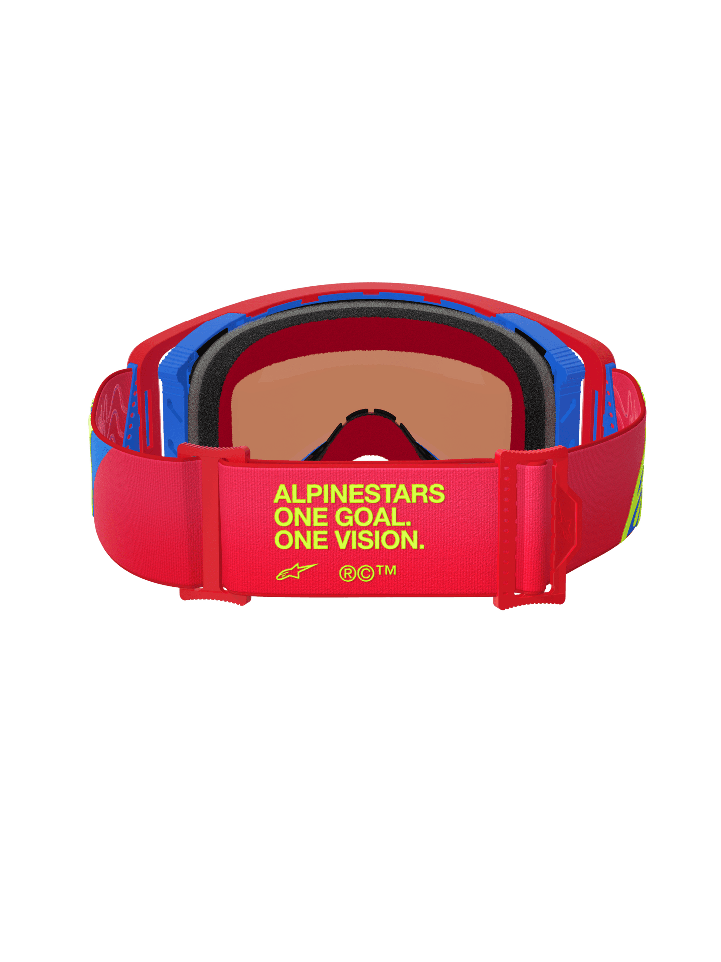 Alpinestars Supertech Schutzbrille Absolute Vision Spiegelblau Rot Blau - MxProStoreParts