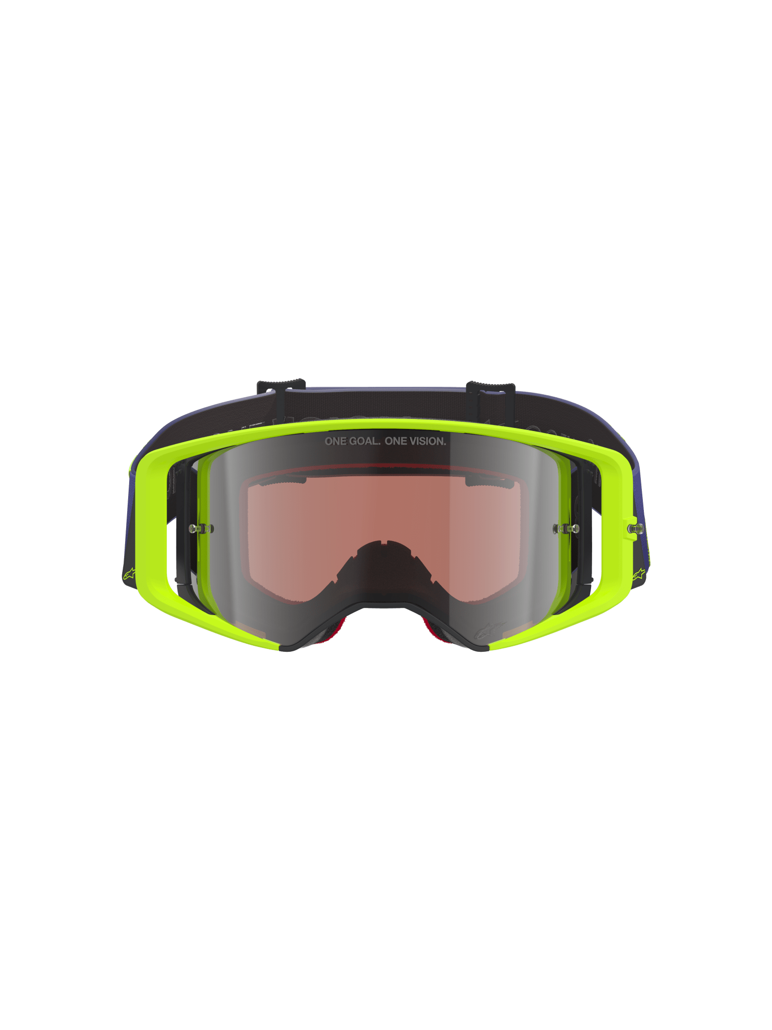 Alpinestars Supertech Vision Schutzbrille Einheitsgröße Motocross Gelb/Silber - MxProStoreParts