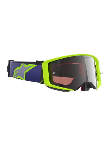 Alpinestars Supertech Vision Schutzbrille One Size Motocross Gelb/Silber - MxProStoreParts