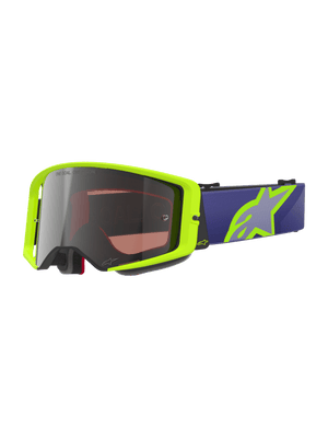 Alpinestars Supertech Vision Gafas de Seguridad para Motocross Talla Única Amarillo/Plateado