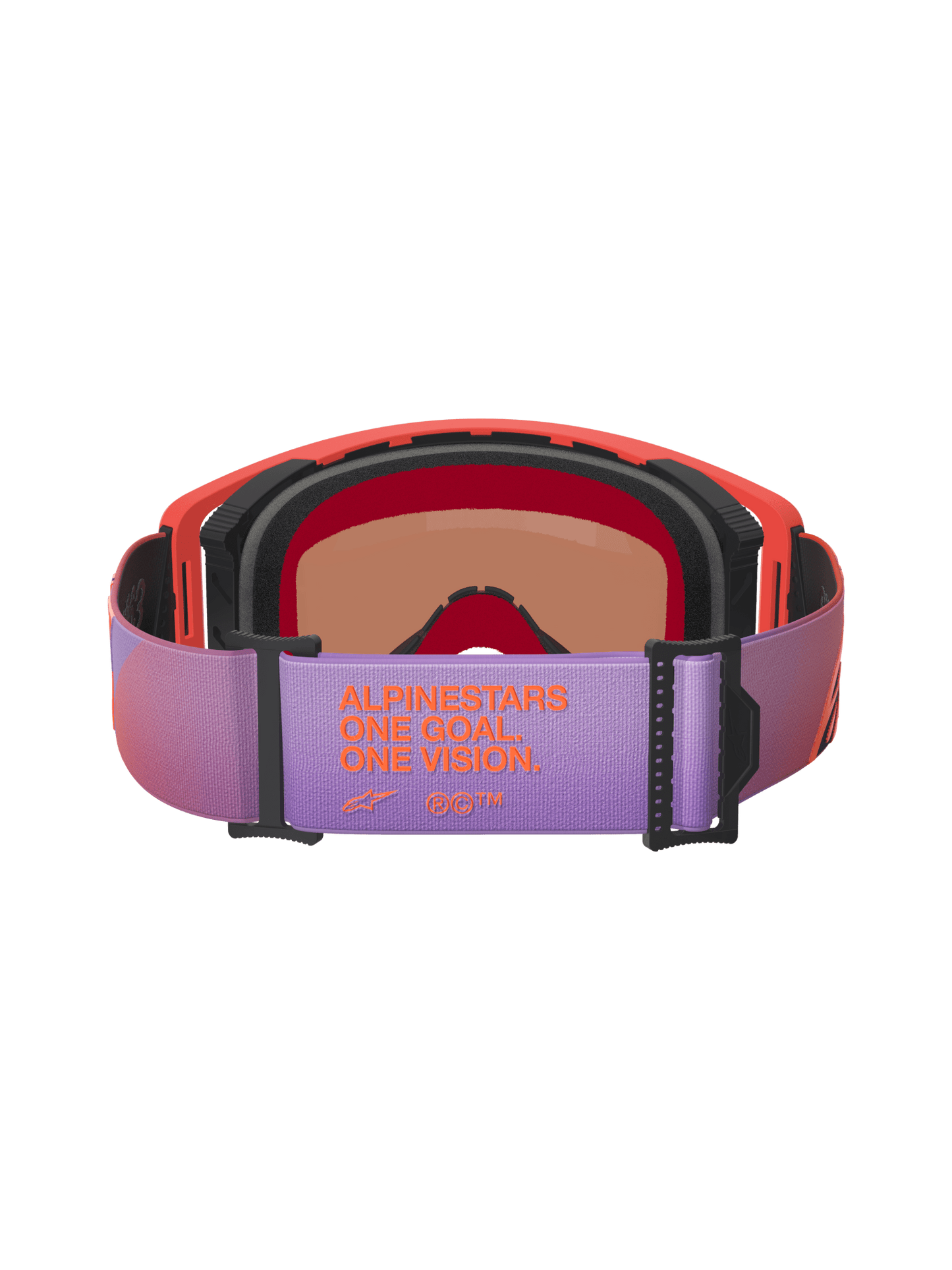 Alpinestars Supertech Vision Corp Schutzbrille Hot Coral Purple Mirror Blue - MxProStoreParts
